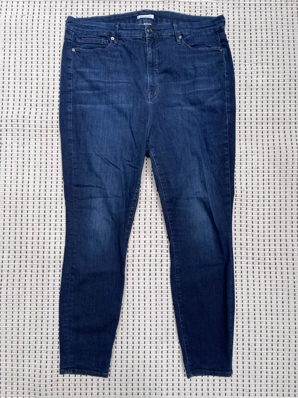 Good American Good Legs High Waisted Skinny Jeans Size 20